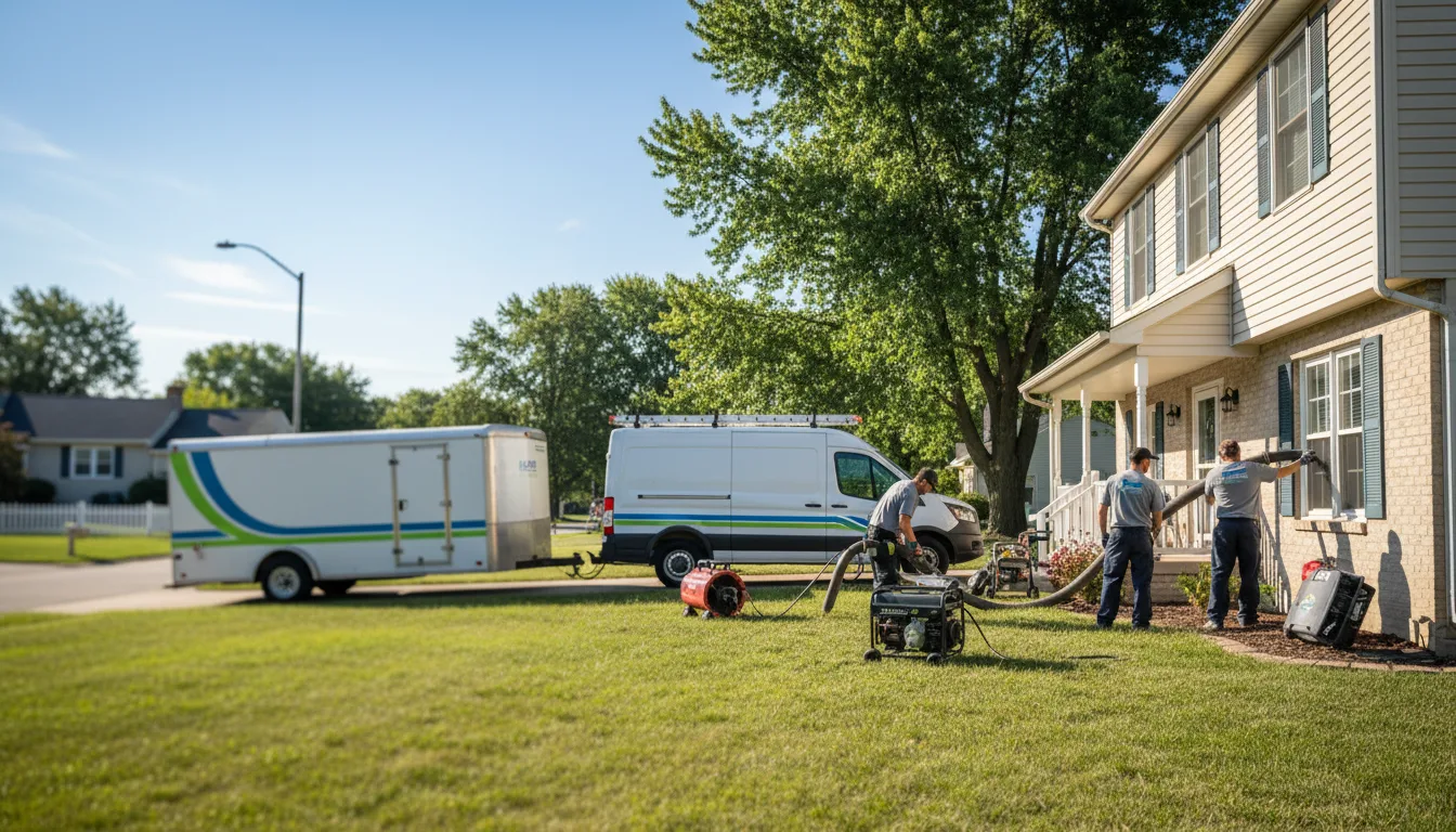 Flooded Basement Restoration And Cleanup With Repair in Murdock, MN near me